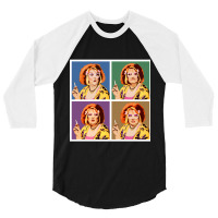 The Auburn Jerry Hall Pop Art 3/4 Sleeve Shirt | Artistshot