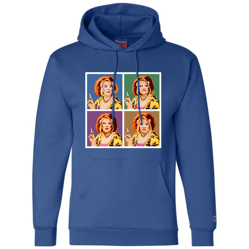 The Auburn Jerry Hall Pop Art Champion Hoodie | Artistshot