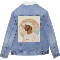 Threedot New Kota Show The Friend American Tour 20 Unisex Sherpa-lined Denim Jacket | Artistshot