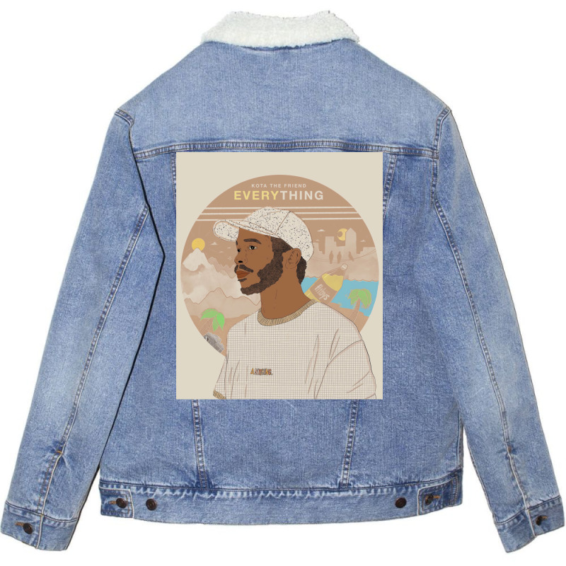 Threedot New Kota Show The Friend American Tour 20 Unisex Sherpa-lined Denim Jacket | Artistshot