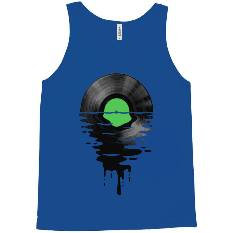 Music Vinyl Cool Sunset Sunset  Green Tank Top by lyxellseradjq | Artistshot