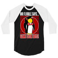 Mr Flibble Says... Game Over Boys 3/4 Sleeve Shirt | Artistshot