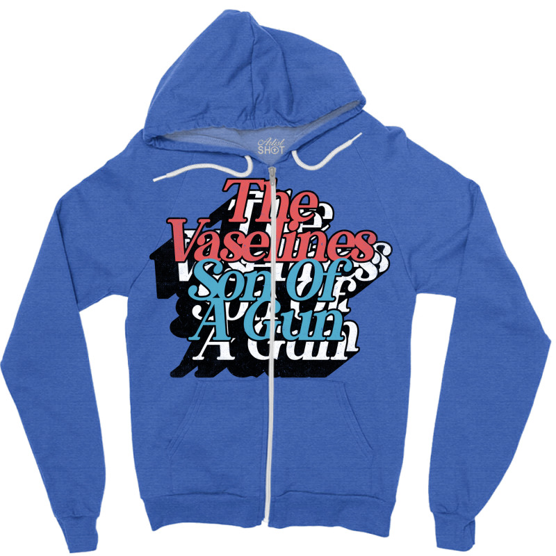 The Vaselines † Original Glitch Style Fan Art De Zipper Hoodie | Artistshot