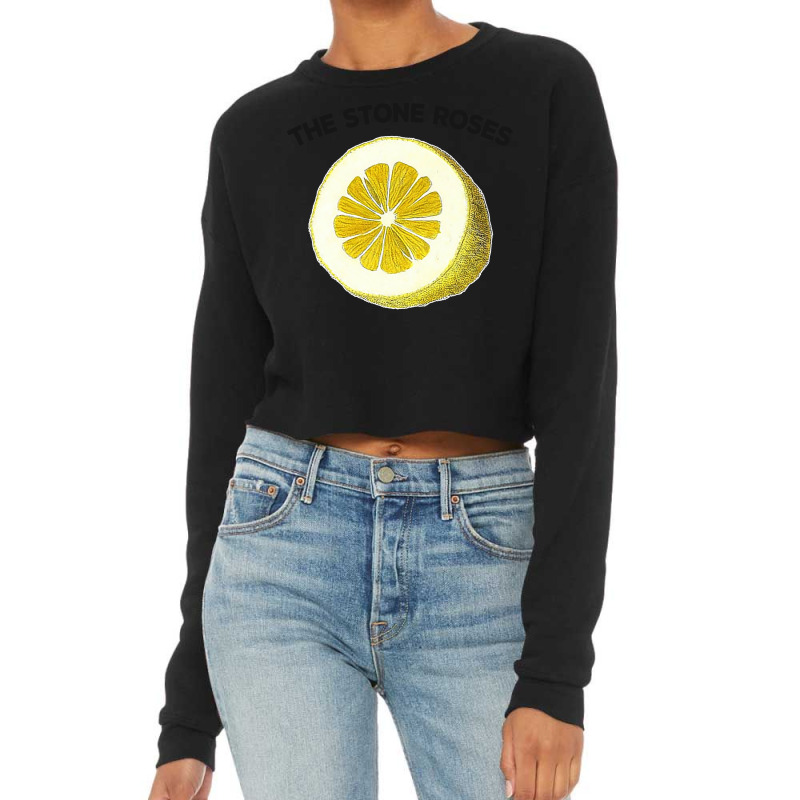 The Stone Roses     Vintage Style Fan Art Design Cropped Sweater by myrthamatusl | Artistshot