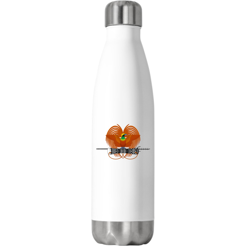 National Emblem Of Papua New Guinea Stainless Steel Water Bottle | Artistshot