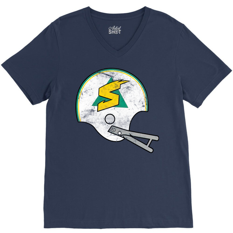 The Sacramento Surge   90s Football Team V-Neck Tee by lyxellseradjq | Artistshot