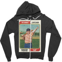 The Sandlot Ham Porter Baseball Card Zipper Hoodie | Artistshot