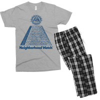 Neighborhood Watch † Vintage Original Design Men's T-shirt Pajama Set | Artistshot