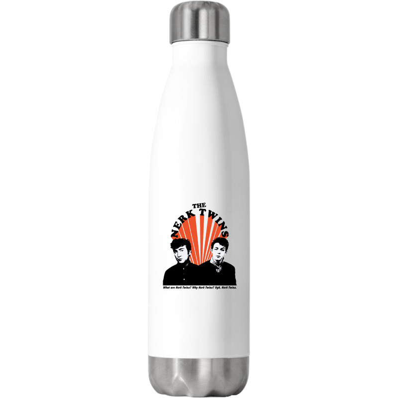 The Nerk Twins Stainless Steel Water Bottle | Artistshot