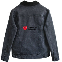 Commes De-garcons Unisex Sherpa-lined Denim Jacket | Artistshot