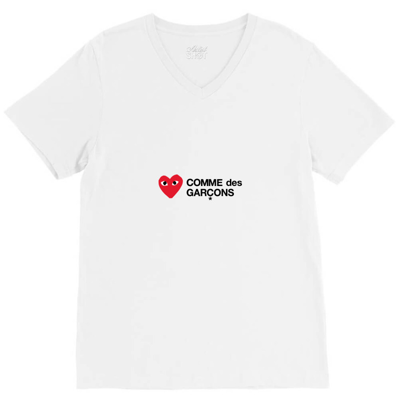 Commes De-garcons V-Neck Tee by DawnOlson55 | Artistshot