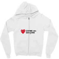 Commes De-garcons Zipper Hoodie | Artistshot