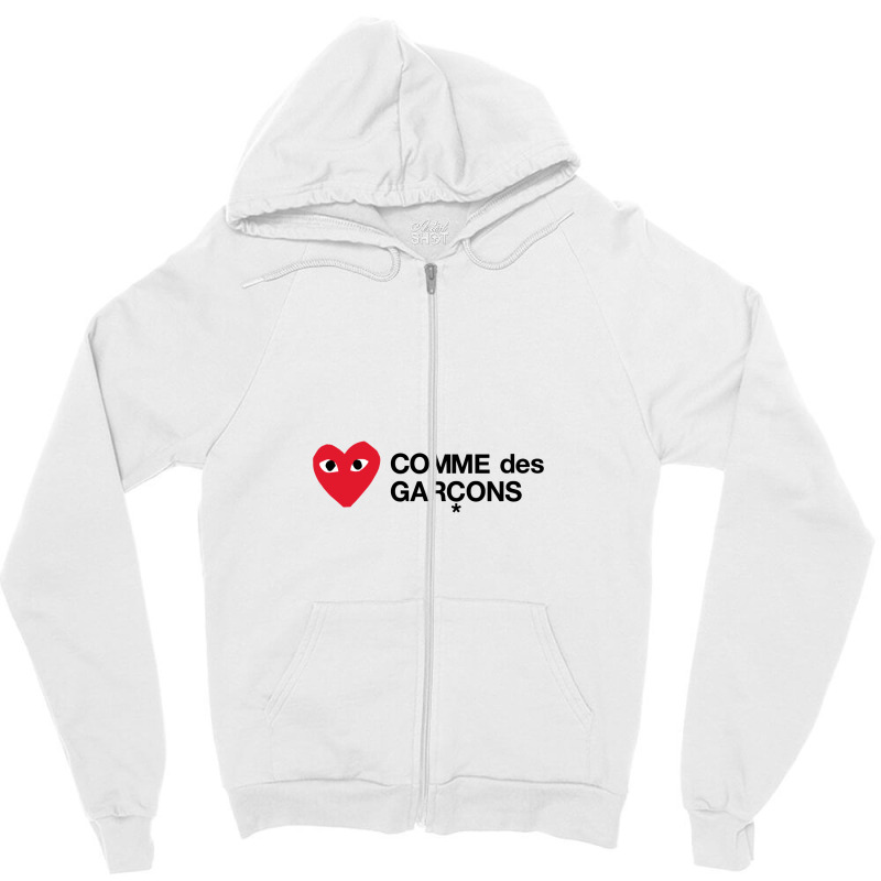 Commes De-garcons Zipper Hoodie by DawnOlson55 | Artistshot