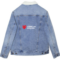 Commes De-garcons Unisex Sherpa-lined Denim Jacket | Artistshot