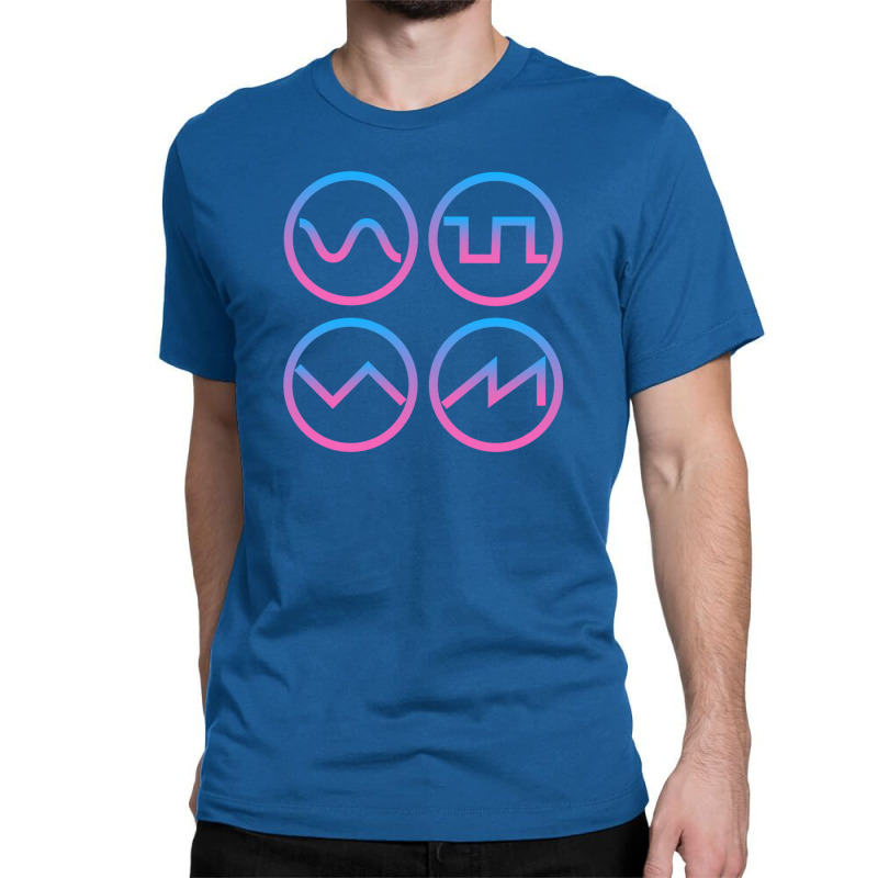 Synth Waveform Synthesizer Classic T-shirt | Artistshot