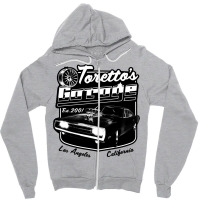 Toretto's Garage   Los Angeles Zipper Hoodie | Artistshot