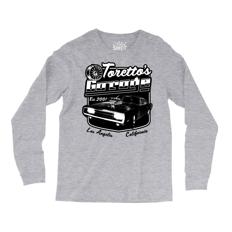 Toretto's Garage   Los Angeles Long Sleeve Shirts by megannukunug | Artistshot