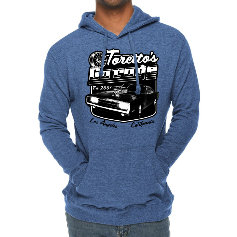 Toretto's Garage   Los Angeles Lightweight Hoodie by megannukunug | Artistshot