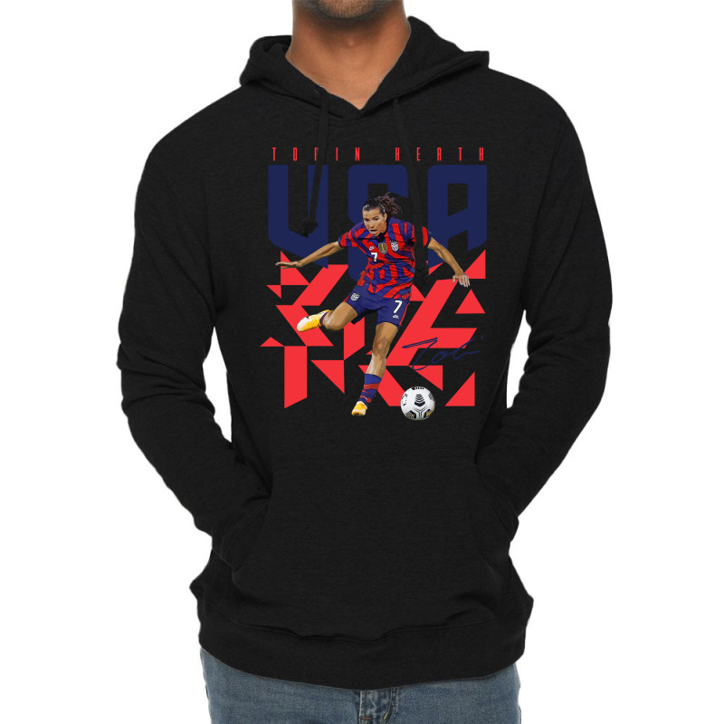 Tobin Heath Lightweight Hoodie by djrissacsw | Artistshot