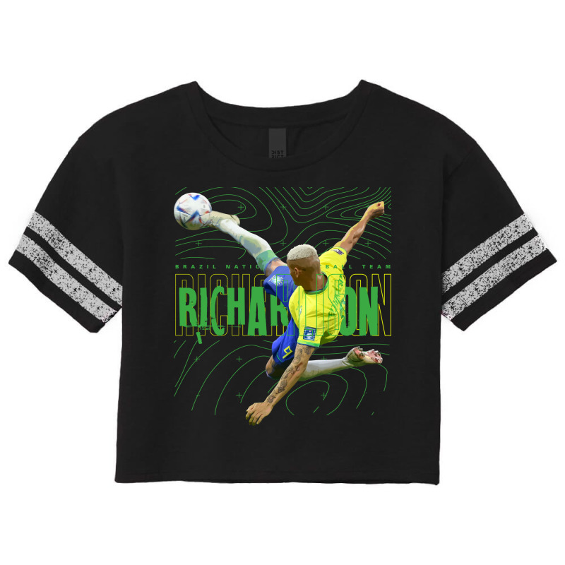 Richarlison Brazil Scorecard Crop Tee by tonchibenaja | Artistshot