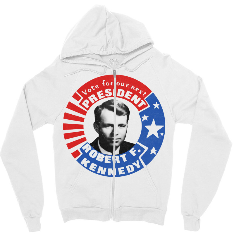 Robert F Kennedy For President Zipper Hoodie by tonchibenaja | Artistshot