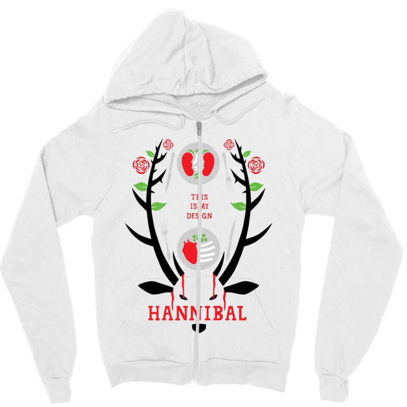 Hannibal Zipper Hoodie | Artistshot