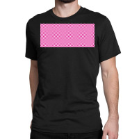 Pink Check Small Squares Pattern Classic T-shirt | Artistshot