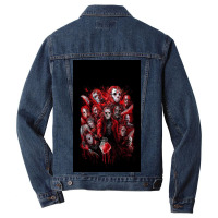 Jason Voorhees (many Faces Of) Men Denim Jacket | Artistshot