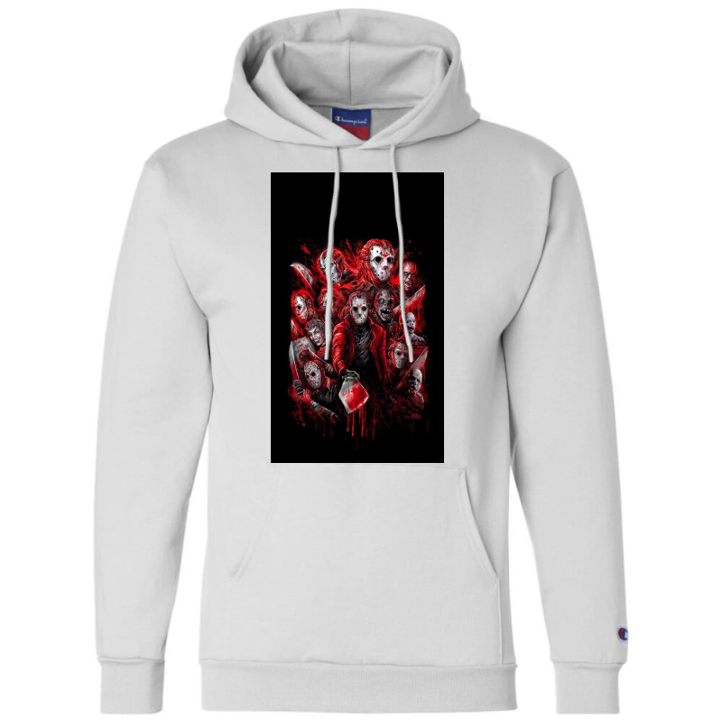 Jason Voorhees (many Faces Of) Champion Hoodie | Artistshot