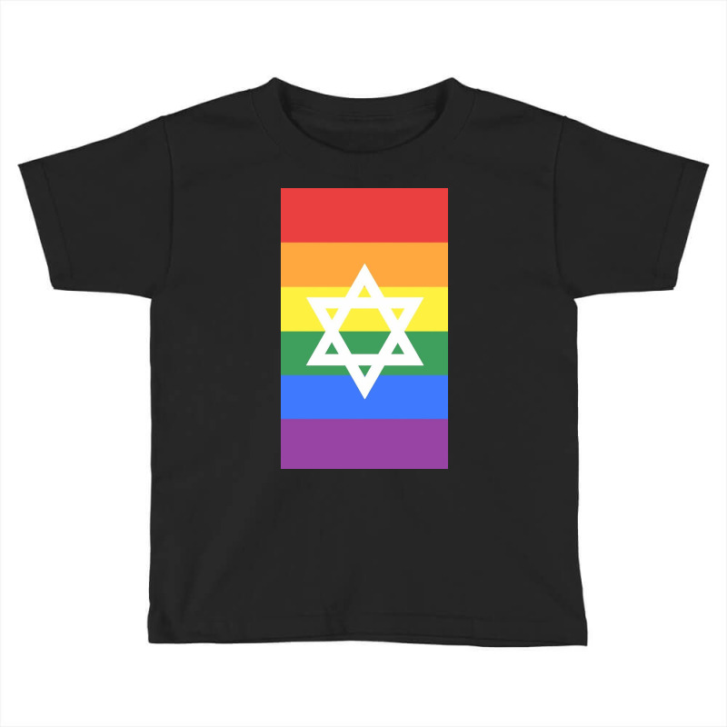 Jewish Lgbt+ Pride Flag Toddler T-shirt | Artistshot