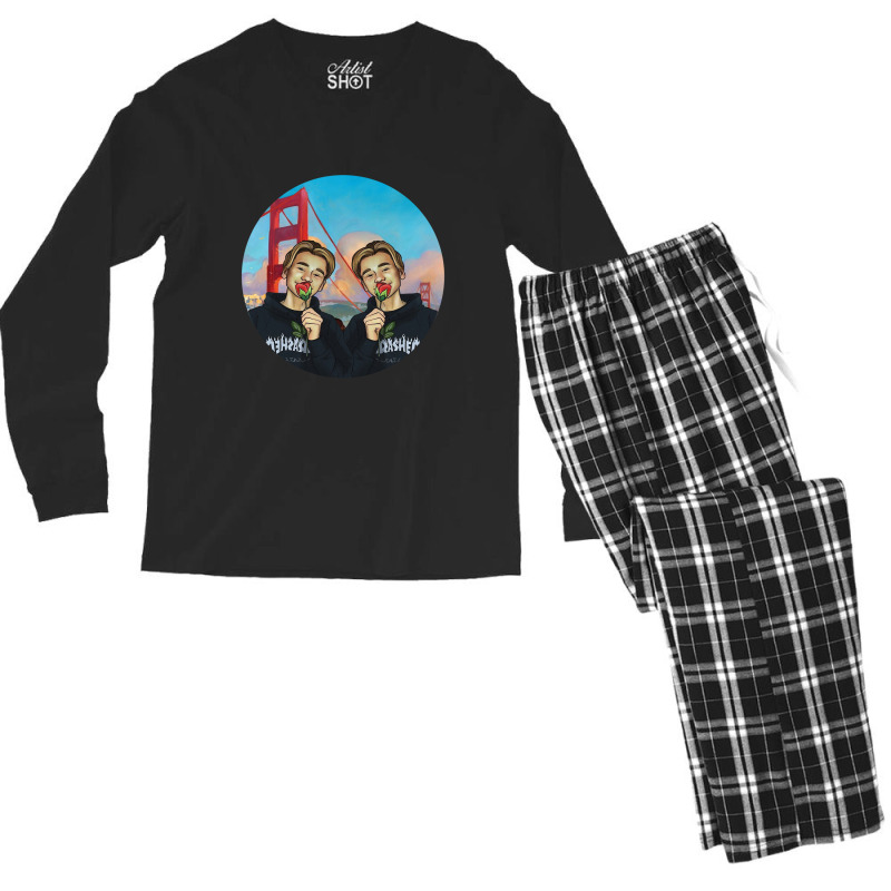 Marcus And Martinus Lovers Trendy Musical Usa Men's Long Sleeve Pajama Set | Artistshot