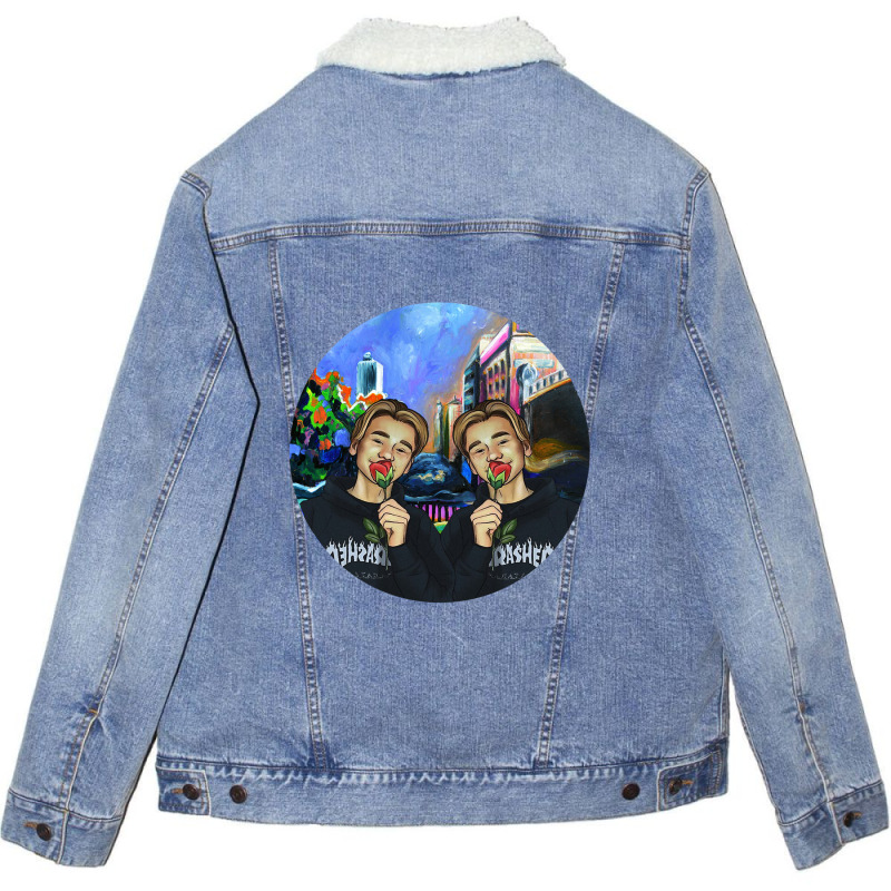 Marcus And Martinus Lovers Trendy Musical Usa Unisex Sherpa-lined Denim Jacket | Artistshot