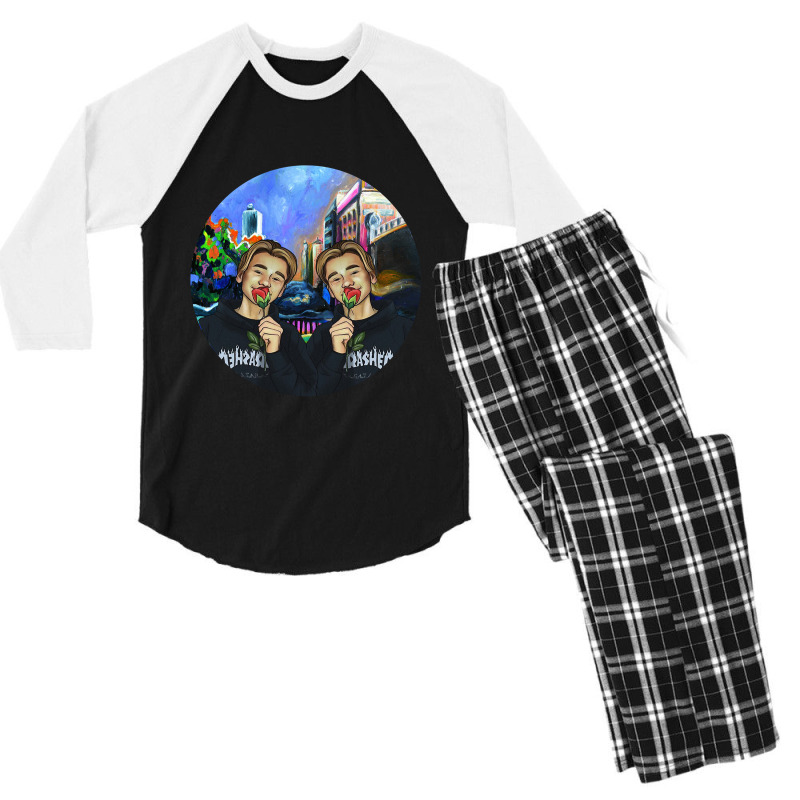 Marcus And Martinus Lovers Trendy Musical Usa Men's 3/4 Sleeve Pajama Set | Artistshot