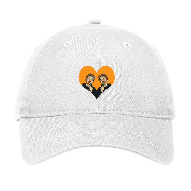 I Love You Marcus And Martinus My Valentine Day Adjustable Cap | Artistshot