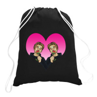 I Love You Marcus And Martinus My Valentine Day Drawstring Bags | Artistshot