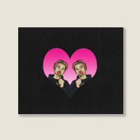 I Love You Marcus And Martinus My Valentine Day Landscape Canvas Print | Artistshot