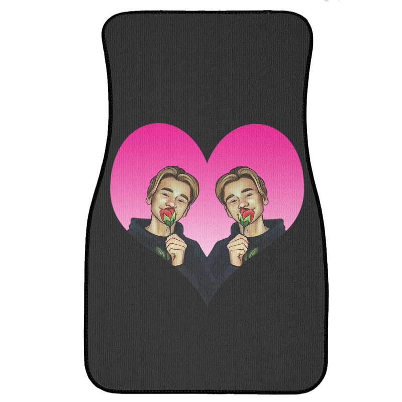 I Love You Marcus And Martinus My Valentine Day Front Car Mat | Artistshot