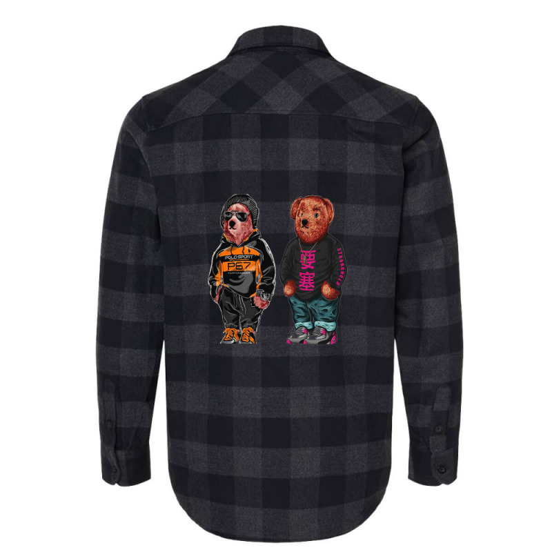 Funny Bear Flannel Shirt by michaelkcarpenter | Artistshot