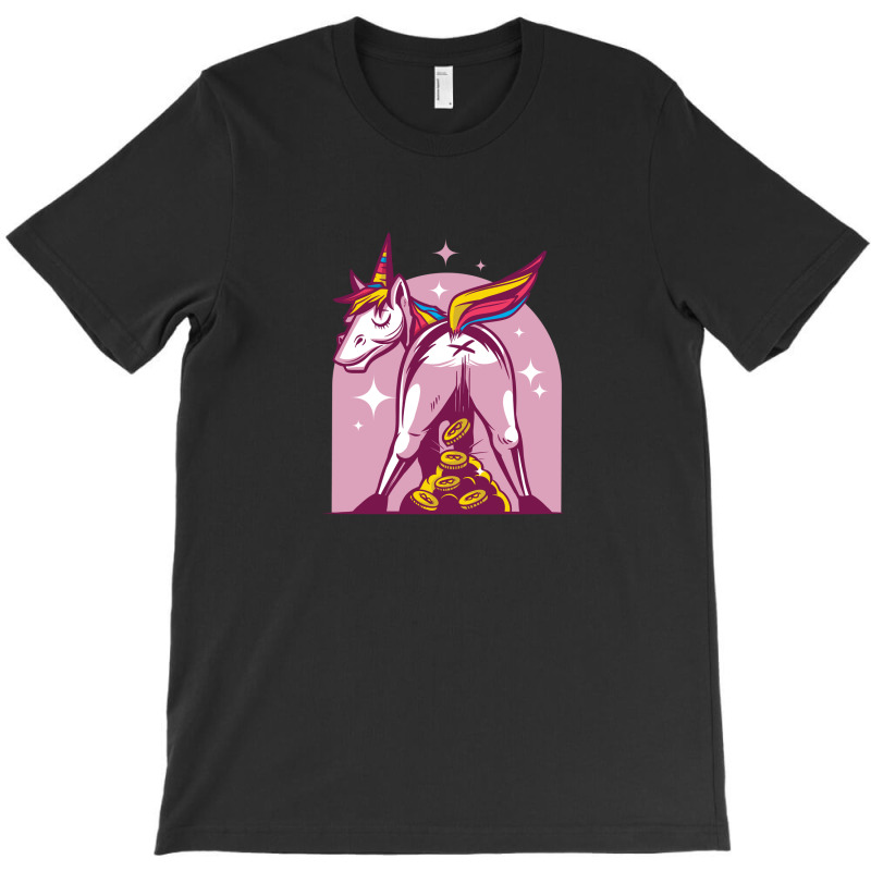 Unicorn Bitcoin T-Shirt by trustedart | Artistshot