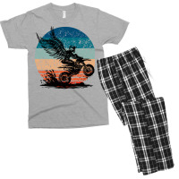 Dirt Bike Men's T-shirt Pajama Set | Artistshot