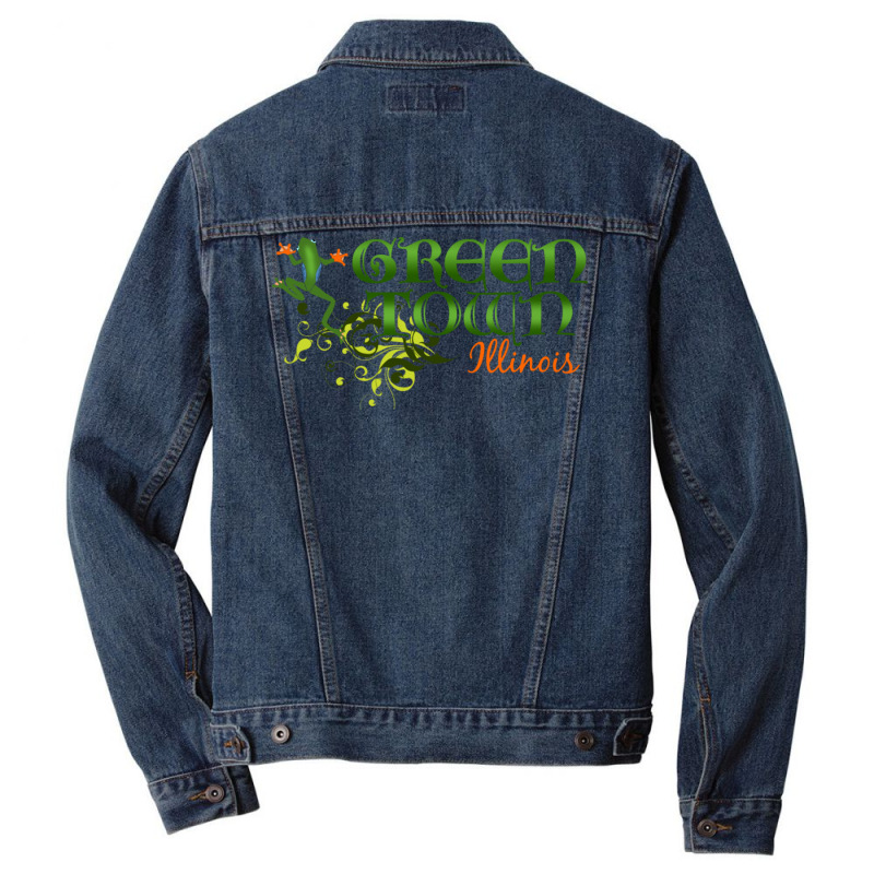 Green Town, Illinois From Ray Bradbury Men Denim Jacket by jepthabaabiw | Artistshot