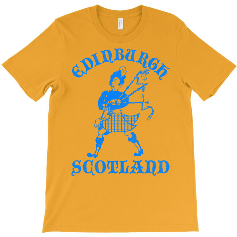 Edinburgh Scotland Retro Tourist Souvenir T-Shirt by basheebikuvan | Artistshot