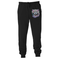 Hip 80s Crazy Lady Retro Cat Unisex Jogger | Artistshot