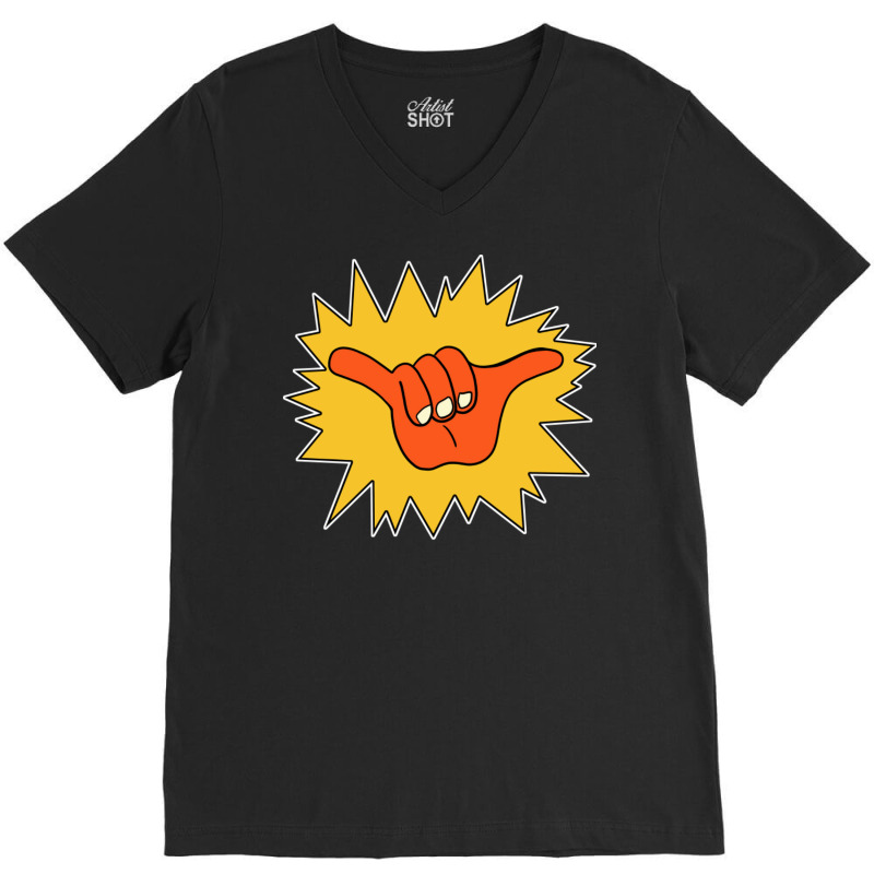 Hang Loose Brah! V-Neck Tee by jepthabaabiw | Artistshot