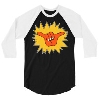 Hang Loose Brah! 3/4 Sleeve Shirt | Artistshot