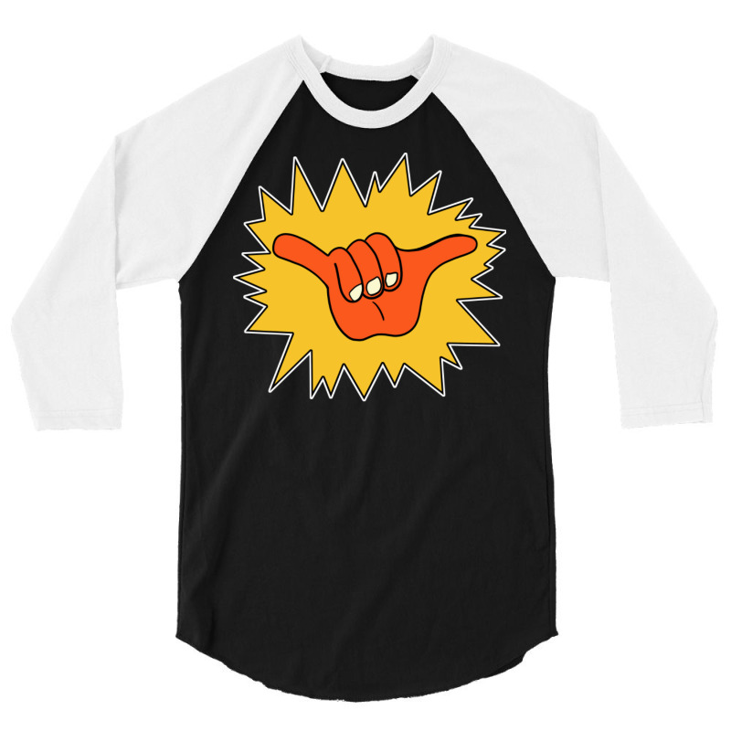 Hang Loose Brah! 3/4 Sleeve Shirt by jepthabaabiw | Artistshot