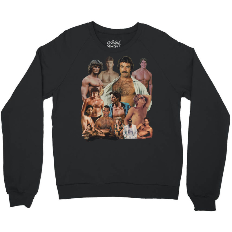 Hunks Of The 80s Crewneck Sweatshirt by mpofykurpesl | Artistshot