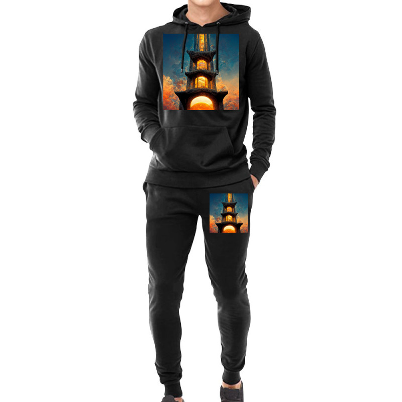 Tower Design Ideas In 1454 Hoodie & Jogger Set | Artistshot