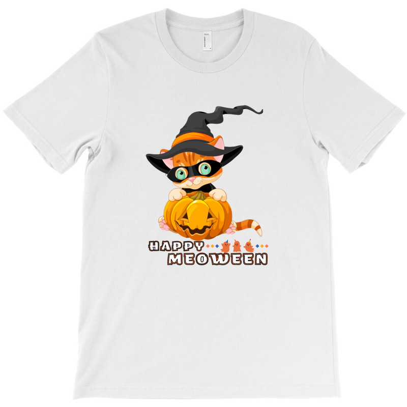 Happy Meoween Kitty T-shirt | Artistshot