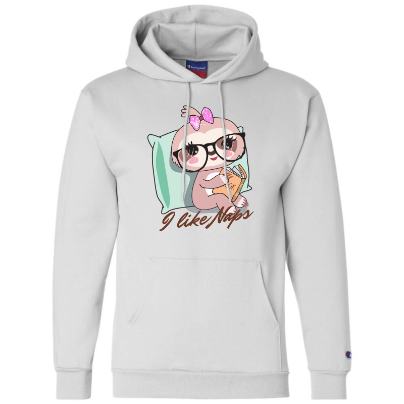 I Like Naps Champion Hoodie | Artistshot